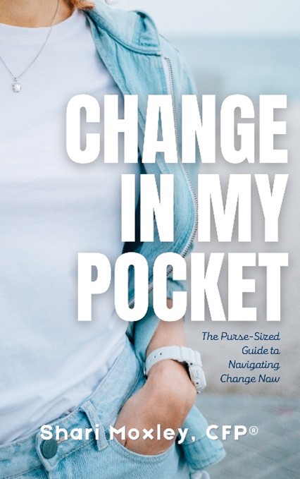 Cover concept for Change in My Pocket, a guide to navigating major life transitions with clarity and intentional planning.