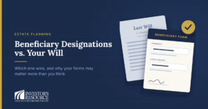 beneficiary vs. will